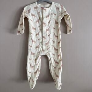 Magnetic Me Giraffe Print Unisex Baby Pajamas 6-9 Months